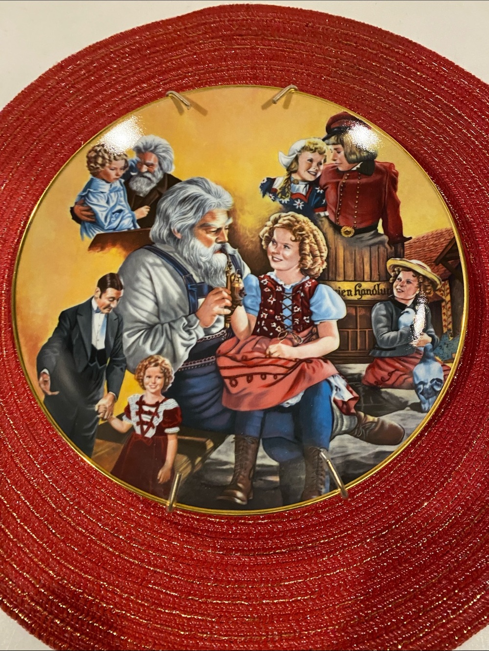 Vintage Shirley Temple Classics “Heidi” Collector’s Plate